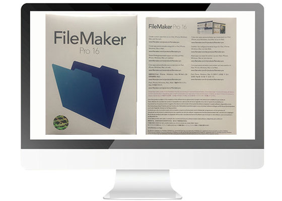 China Full Version Filemaker Pro For Mac / Win Retail Box V16 Online Activate supplier