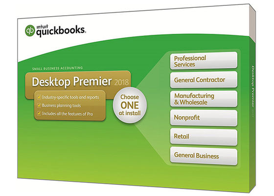China Original Quickbooks Desktop Premier 2017 Intuit With Industry Edition Quickbooks Accounting Software supplier