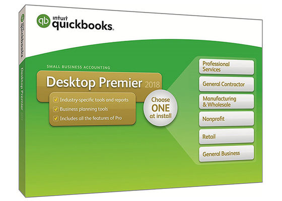 China Industry Edition Quickbooks Pro 2017 With Payroll 4 User , Quickbooks Enterprise 2017 supplier