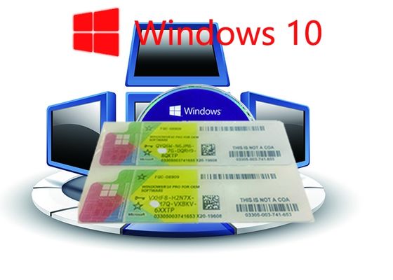 China 32bit Operating System 100% Authentic Windows 10 Pro COA Sticker Online Activate supplier