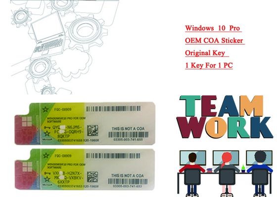 China Microsoft Win 10 Pro Product Key Code Windows 10 Product Key Sticker Globally for PC supplier