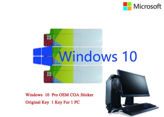 China Korean Language Windows 10 Pro COA Sticker License Online Activate Genuine Customizable FQC supplier