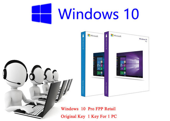 China Windows 10 Home FPP Deals 32-bit/64-bit Retail Box Original Key For Computer supplier