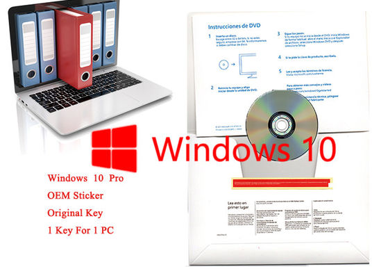 China 32/64 Bit Windows 10 Pro OEM Sticker Professional Computer Software with Product Key supplier