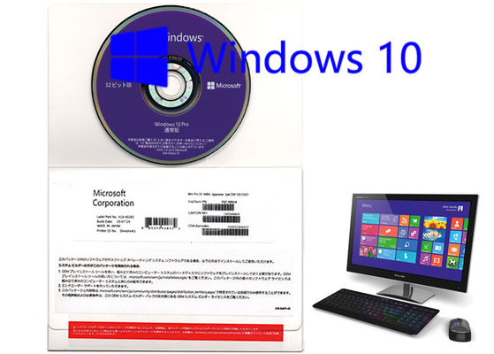 China Japanese Language OEM Win 10 Pro Retail Version with Product Sticker 1pk DSP supplier