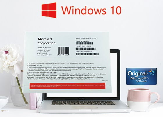 China Windows Pro Sticker / Windows 10 Pro OEM Sticker No Language Limitation supplier