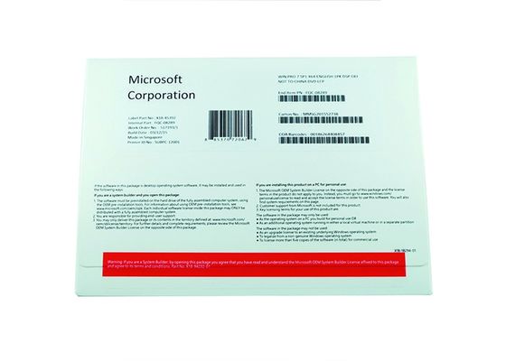 China Microsoft 64bit Windows 7 Professional Product Key Online Activate supplier