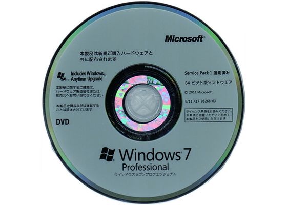 China Genuine Windows 7 Pro Pack 64Bit OEM Systems Full Version Software supplier