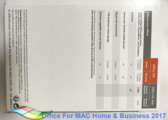 China Genuine Office Home And Business 2016 For Mac Download Online Activate supplier