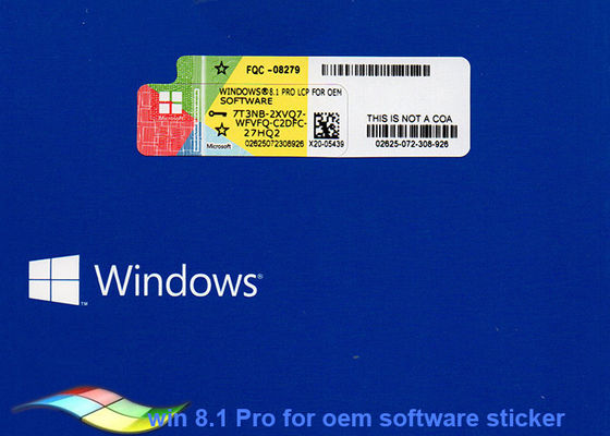 China Genuine Microsoft Windows 8.1 Operating System For COA Sticker supplier