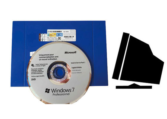 China 100% Original Windows 7 Pro Pack COA X20 French Language Software supplier