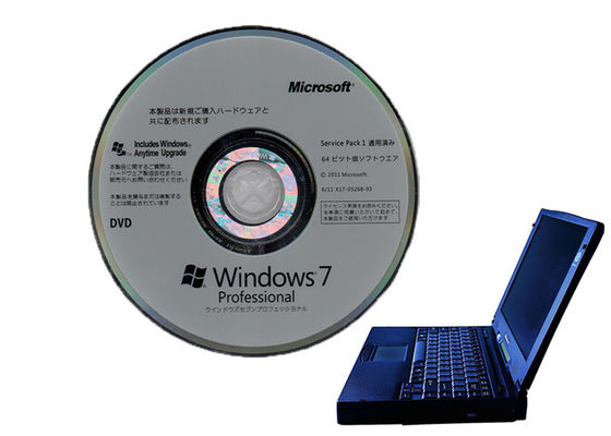 China FPP Genuine Windows 7 Pro Pack 64bit Professional PC Windows 7 Oem Dvd supplier