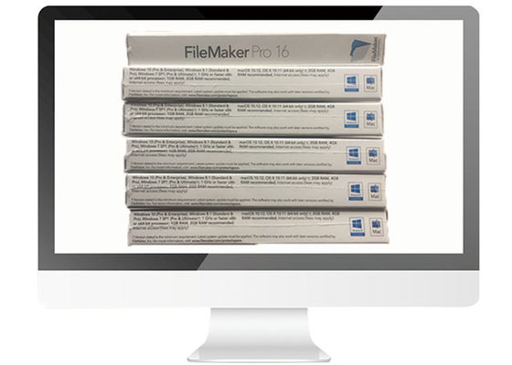 China English / French FPP Package Filemaker Pro Windows MAC Genuine Software supplier