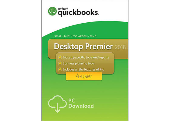 China 100% Genuine QuickBooks Desktop 2017 Premier 2018 with Industry Edition 4 User supplier