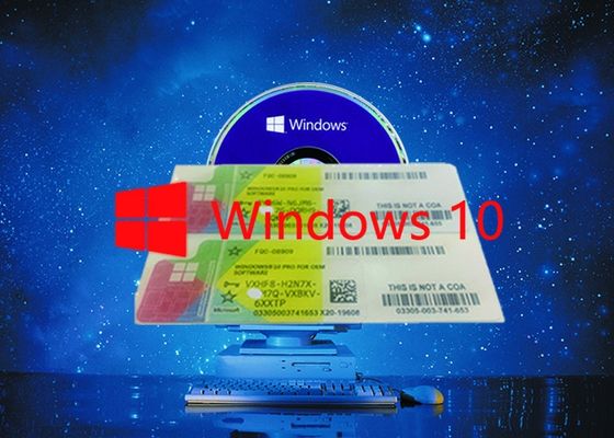 China Full Version Windows 10 Pro COA Sticker Working Serial Key Customizable FQC 64bit Systems supplier