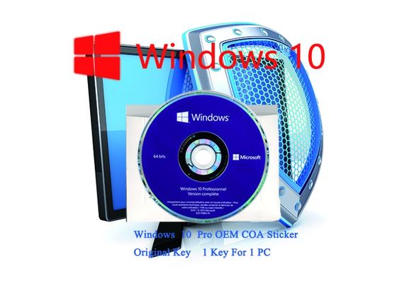 China Windows 10 Pro COA Sticker Working Serial Key Customizable FQC 64bit / 32 bit Systems supplier