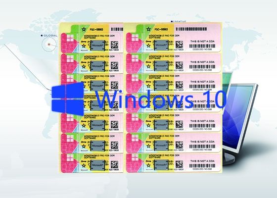 China Microsoft Win 10 Pro Product Key Code Windows 10 Product Key Sticker Globally supplier