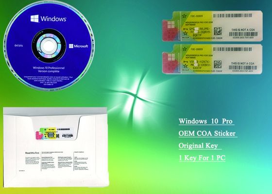 China Microsoft Windows 10 Pro COA Sticker Online Activate French 100% Original supplier