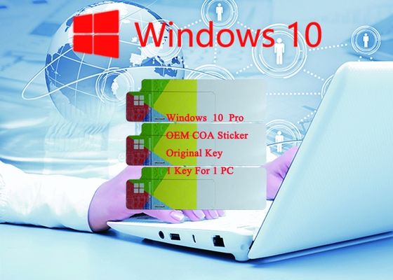 China 100% Original Win 10 Pro COA Sticker Online Activate Genuine Customizable FQC supplier