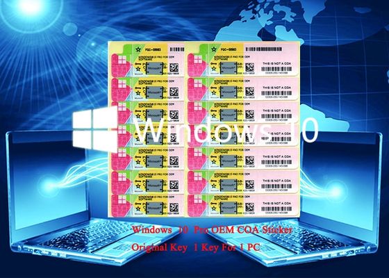 China Wholesale Windows 10 Pro COA Sticker 64bit License Key Code Online Activate supplier