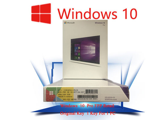 China 100% Original Windows 10 FPP Package Genuine Software Customizable FQC supplier