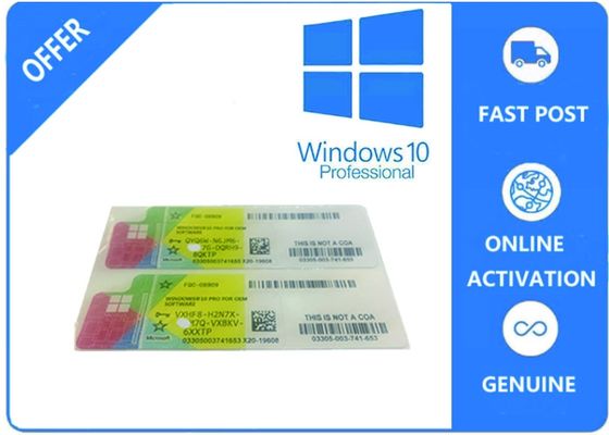 China 1703 Version System Data Genuine Windows 10 Pro Oem / Coa Sticker /  Fpp Multilingual Version supplier