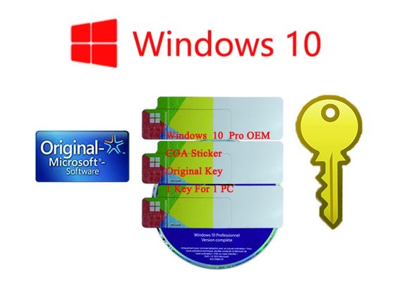 China Original Ms Win 10 Pro Korean Lifetime Legal Using 1 Year Stock Warranty Online Activation supplier